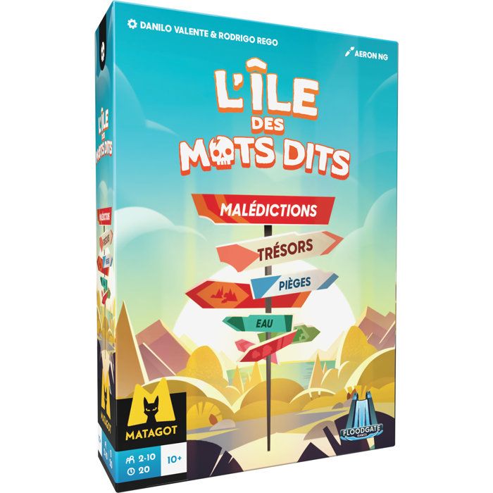 ASMODEE Jeu de société L’île des mots dits - 2 à 10 joueurs - Dès 10 ans - Parties de 20 min - Jeu coopératif ou compétitif