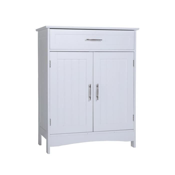 3 Etageres Armoire De Rangement De Porte A Deux Battants Au Sol