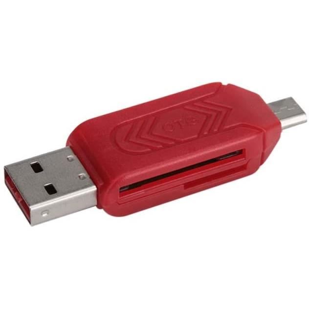 Adaptateur Micro USB OTG, Lecteur de Carte mémoire USB 2.0, Pr en