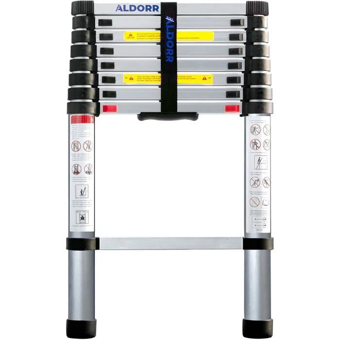 Escabeau Pliant 3 étapes VBESTLIFE - Blanc - Charge Maximale 150 Kg