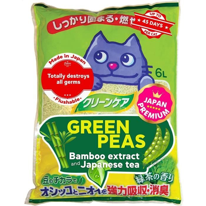 Litières Pour Chats - Japan Pet Litière Agglomérante Chats 100% Végétale Av