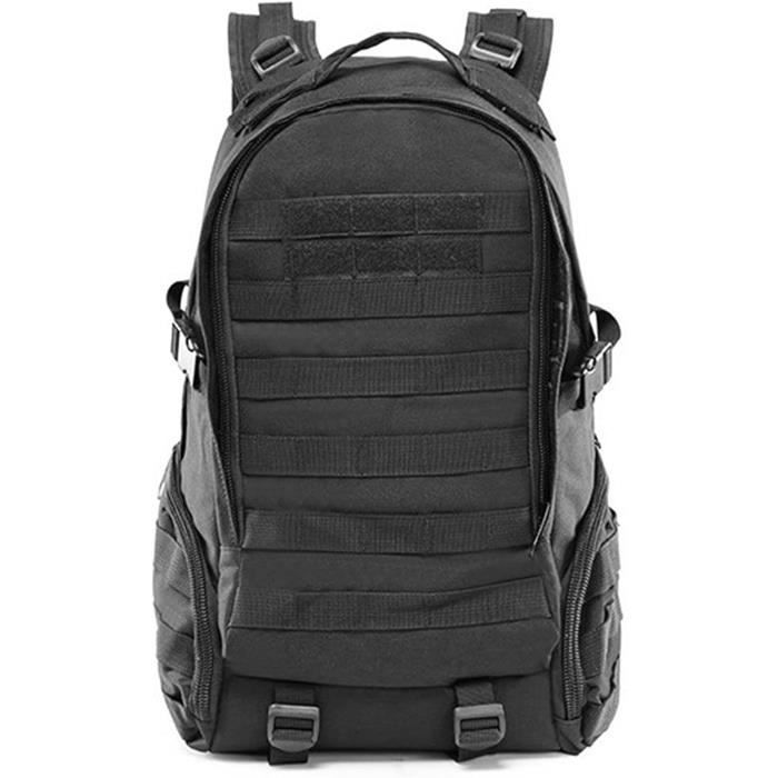 Noir Sac a dos Tactique Assault 30L Armée Militaire Etanche Voyage