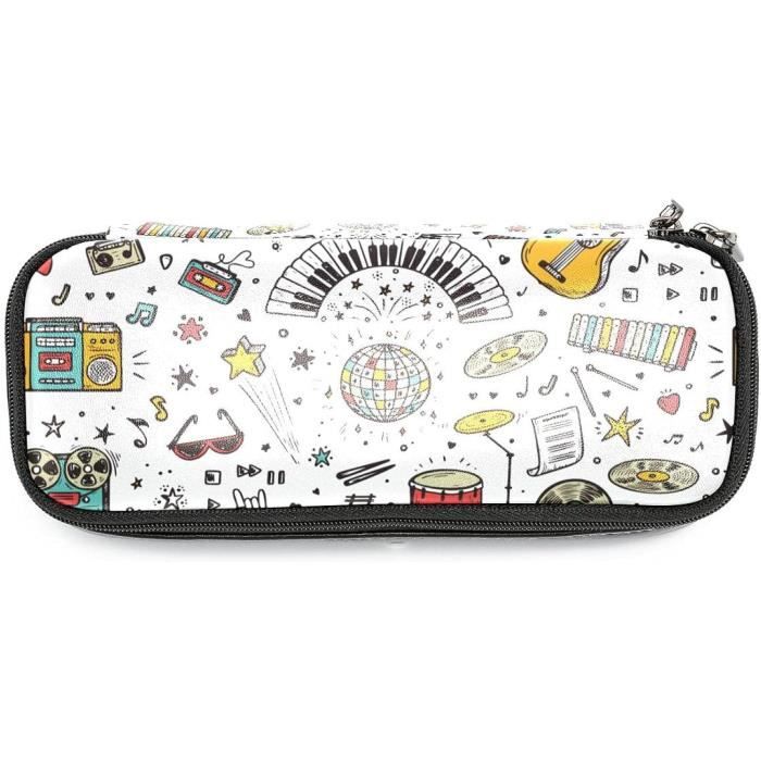 Shulaner Trousse 500 pour crayons de couleur 500 ou stylos gel de couleur 340 avec 5 fermetures éclair - Grande capacité en tissu imperméable pencil case - Bleu foncé, Grandes emplacements Shulaner Trousse 500 pour crayons de couleur 500 ou stylos gel de couleur 340 avec 5 fermetures éclair - Grande capacité en tissu imperméable pencil case - Bleu foncé, Grandes emplacements