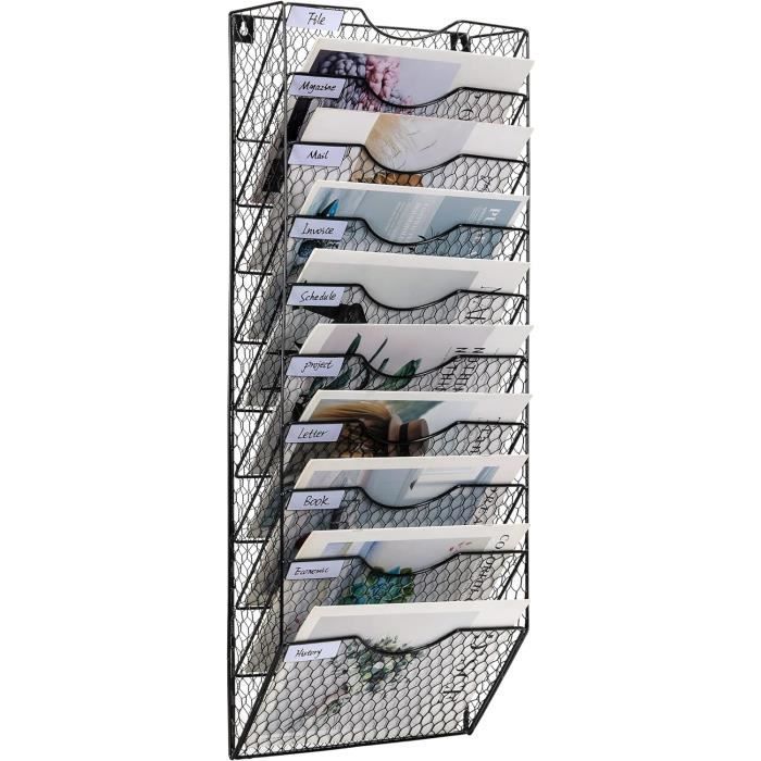 Support de Rangement pour Magazines en Fer géométrique Nordique Panier Support de Rangement pour Magazines en Fer géométrique Nordique Panier