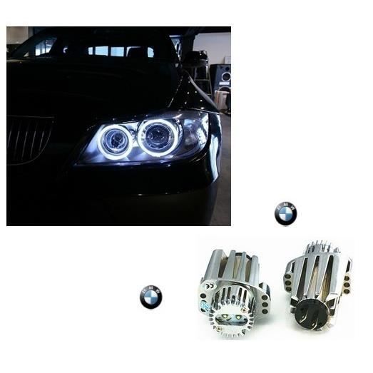 2 AMPOULE LED ANGEL EYES 24W BMW SERIE 3 E90 E91 PHASE 1 DE 03/2005 A 09/2008 Cdiscount Auto
