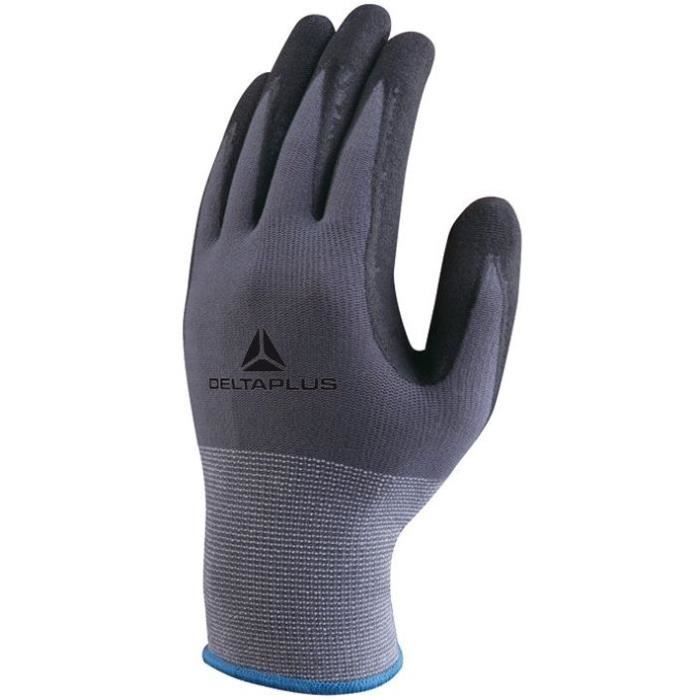 Gant tricot polyamide + picots nitrile