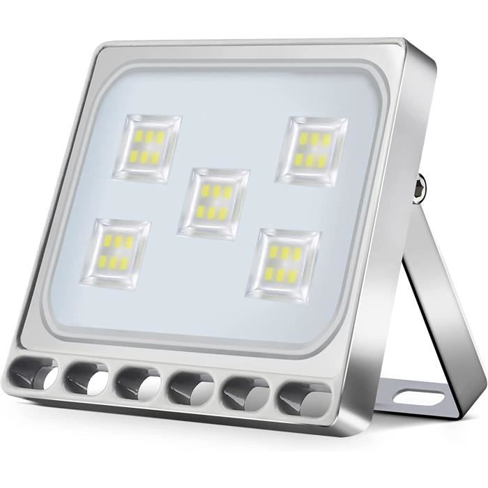 Lot De 4 Spots LED Extérieur 30W – Blanc Froid 6500K, 3000LM, Aluminium, Mural