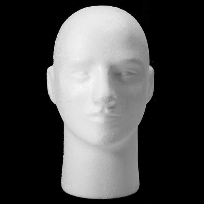 tete polystyrene pour perruque