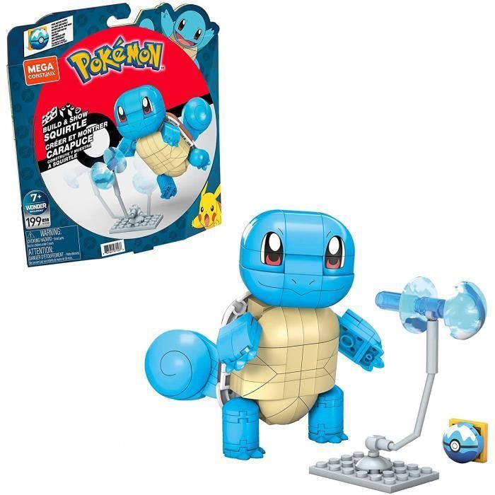 Jeu de briques de construction - Mega Construx - Carapuce - 199 pièces - À partir de 7 ans - Mixte