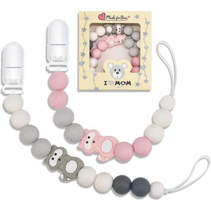 Ruby Kit Attache Tetine Fille Et Garcon2pcs Attache Sucette Silicone Set Accroche Tetine Bebe Avec Parties D Animaux Attache 58 Cdiscount Puericulture Eveil Bebe