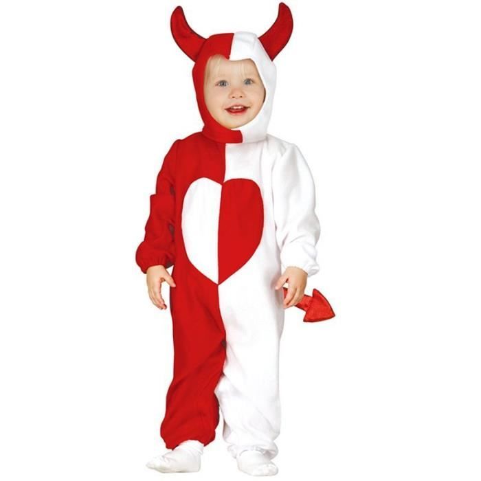 Deguisement Mi Ange Mi Demon Halloween Bebe 1 A 2 Ans Cdiscount Jeux Jouets