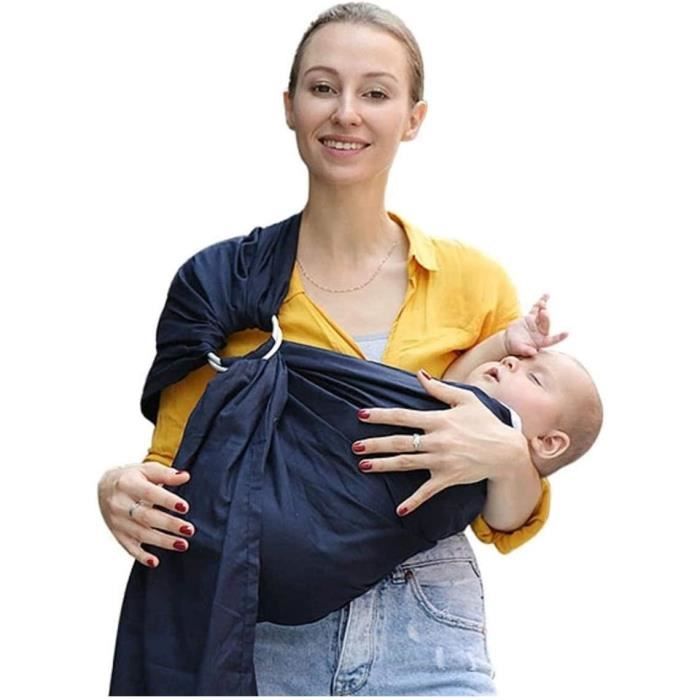 Porte Bebe A Bandeau Portebeacutebeacute Agrave Anneaux En Coton Organique Respirant Sac Banane En Tissu Partiellement Eacutelas113 Cdiscount Puericulture Eveil Bebe