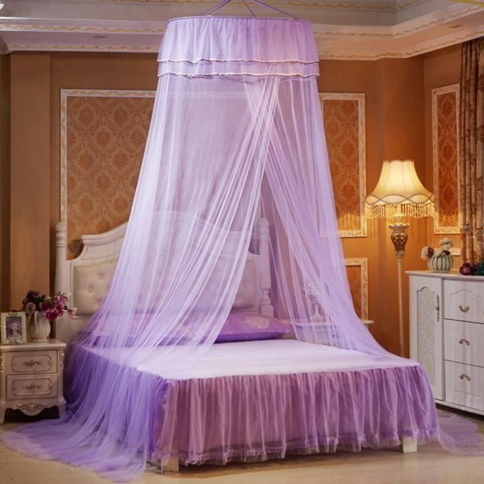 Kertnic Ciel de lit Luxueux pour Filles et Adultes, Grand Rideau de lit
