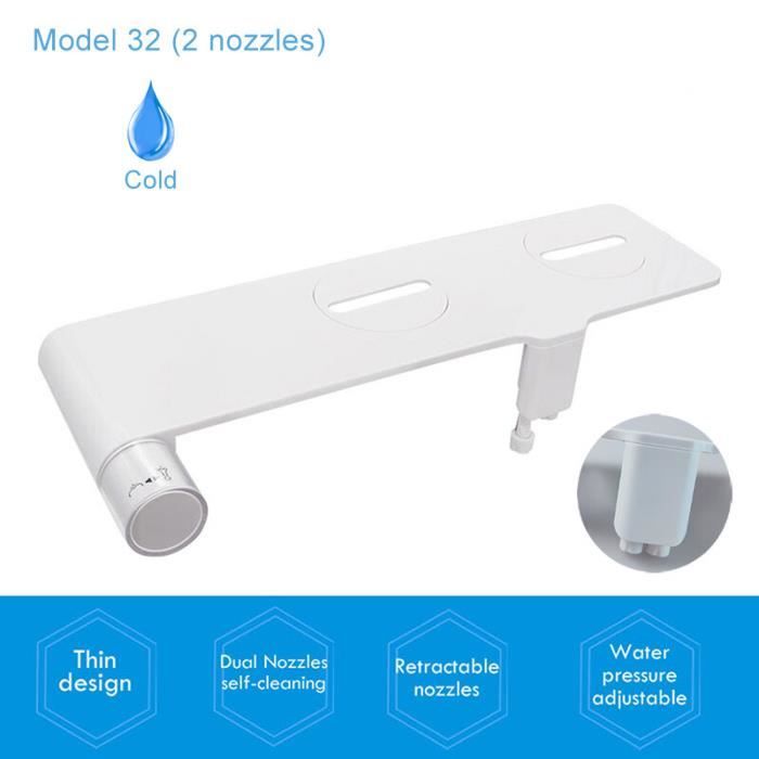 Barumi BM-4001 Siège De Toilette Rond Pour Bidet, Siège Chauffant