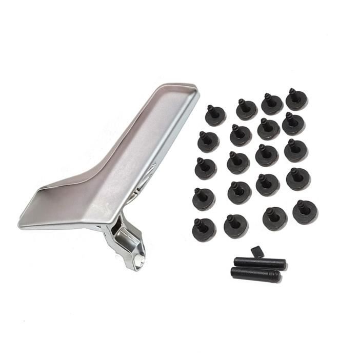 Kit Réparation Poignée Porte Intérieure Mercedes W204 – Droite Argent Brillant, Compatible C-Class 2007-2015