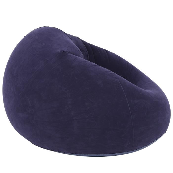 KAERU Chaise longue gonflable avec pope à air, canapé chaise longue