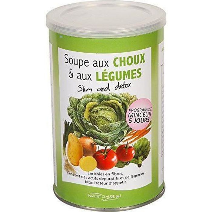 Institut Claude Bell Soin Minceur Slim/Détox Soupe aux Choux 250 g -  Cdiscount Au quotidien