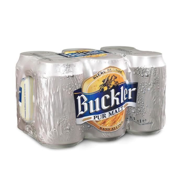BUCKLER Bière blonde sans alcool 6 x 33 cl La cave Cdiscount