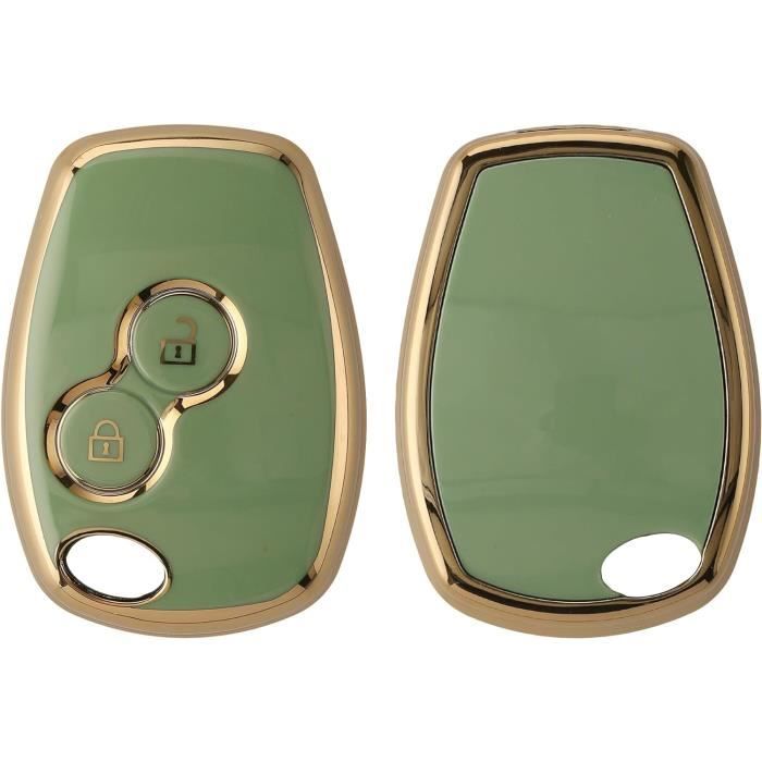 étui Clé Renault Dacia Renault Dacia - 3 Boutons - Silicone Doré Noir - Protection Anti-chocs Coque Clé Voiture étui Clé Renault Dacia Renault Dacia - 3 Boutons - Silicone Doré Noir - Protection Anti-chocs Coque Clé Voiture