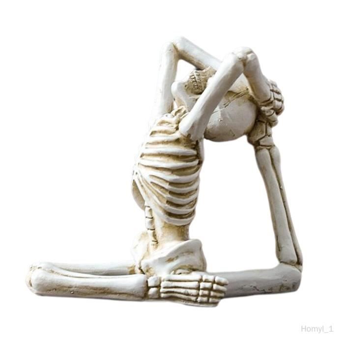 Figurine Squelette Dans Baignoire - Déco Halloween Gothique - Résine - Environ 10,5x13,5 Cm - Pour Maison, Bureau, Fête Effrayante