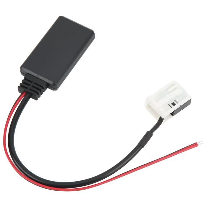 Câble AUX IN, Adaptateur Audio de Câble Bluetooth 5.0 AUX IN de Voiture  Adapté pour C2/ C3/ C4/ C5/ C6 avec Microphone