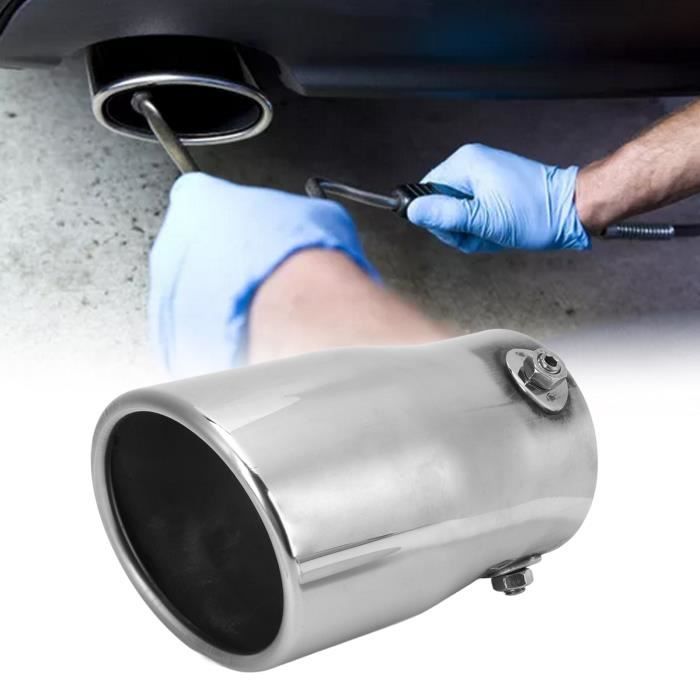 Silencieux DB-Mörder Pour échappement Moto - 48mm X 80mm, Acier Inoxydable Argenté - Réduction De Bruit - 12