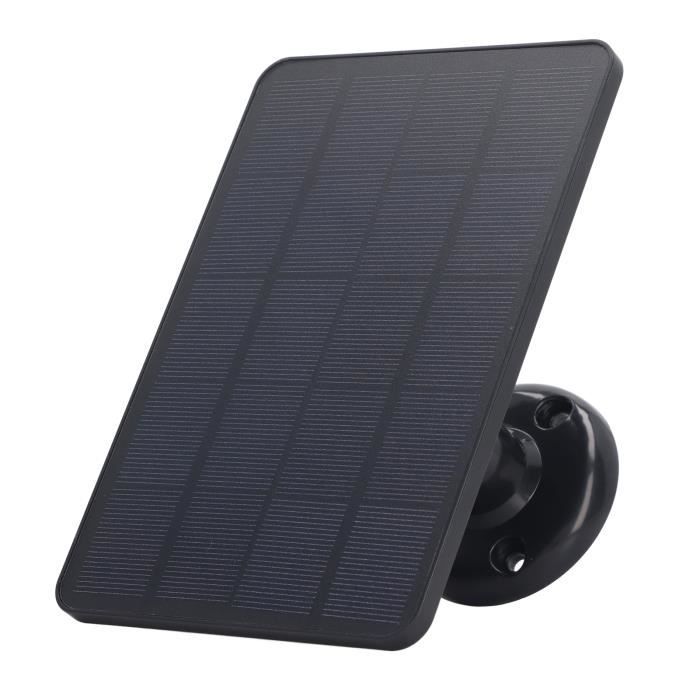 Panneau Solaire 10W USB Pour Caméras De Sécurité - Étanche, Micro USB, Montage Réglable