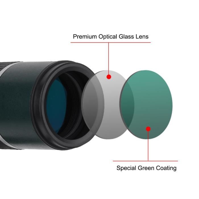 Télescope Zoom HD 40X RUMOCOVO - Objectif de téléphone monoculaire