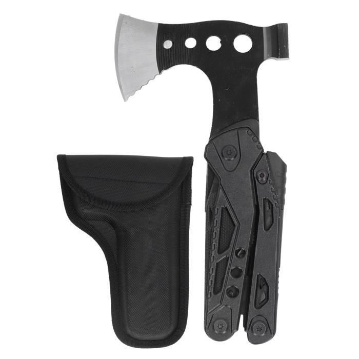 Couteau Multifonction Pliable 17cm - Pince, Sauvetage, Camping, Acier Inox, Neuf