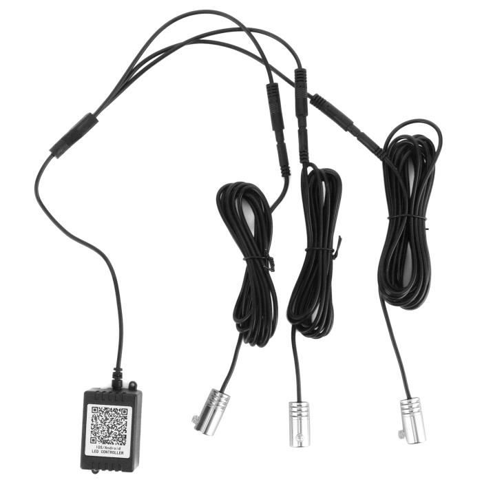 LIU-7549509406584-Lampe D'ambiance 12V Pour Voiture, éclairage