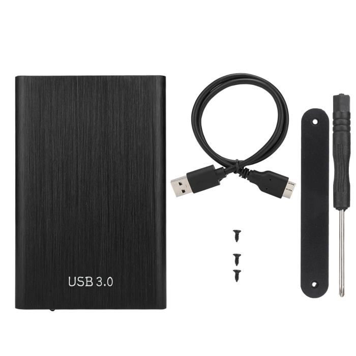 Fdit Boîtier externe SSD USB 3.0 pour disque dur SATA 2,5 pouces