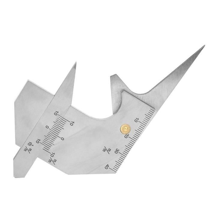 1 Ensemble De Règles D'épaisseur De Soudure En Acier Inoxydable 10 Mm