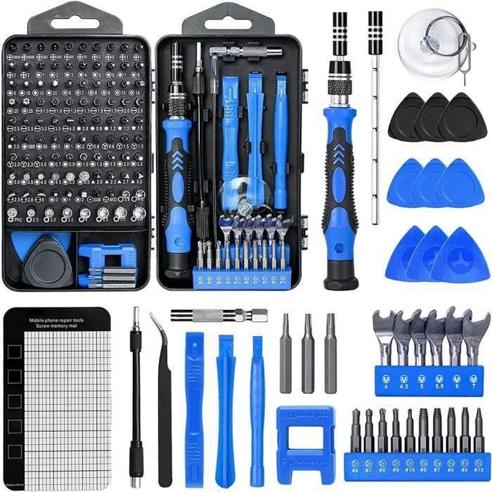 Kit Tournevis Précision 138 En 1 - Outils Informatique, électronique - Noir