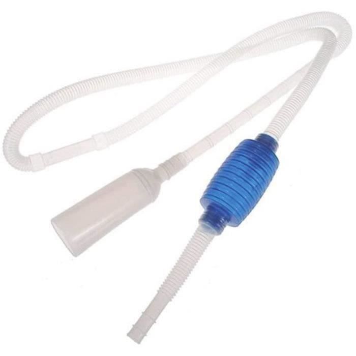 Comparer les prix de Changeur d'eau d'aquarium HAOPYOU - Outil de nettoyage - Vacuum Aspirateur Siphon Pompe - Blanc
