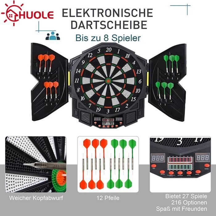Jeu de Fléchettes Electronique HUOLE 27 modes de jeu et 216 variantes — free download