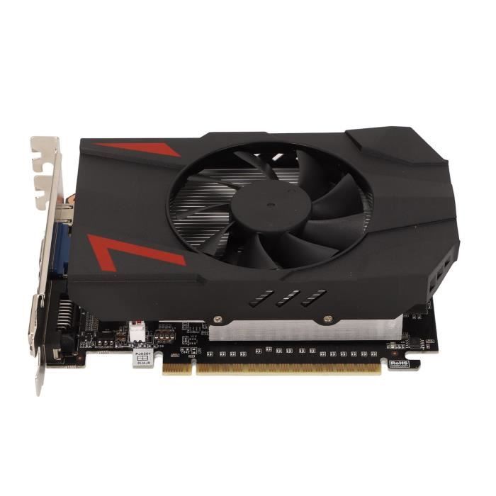 HURRISE Cartes graphiques GDDR5 Cartes graphiques 2G pour GTX650 2 go GDDR5 1250 MHz horloge
