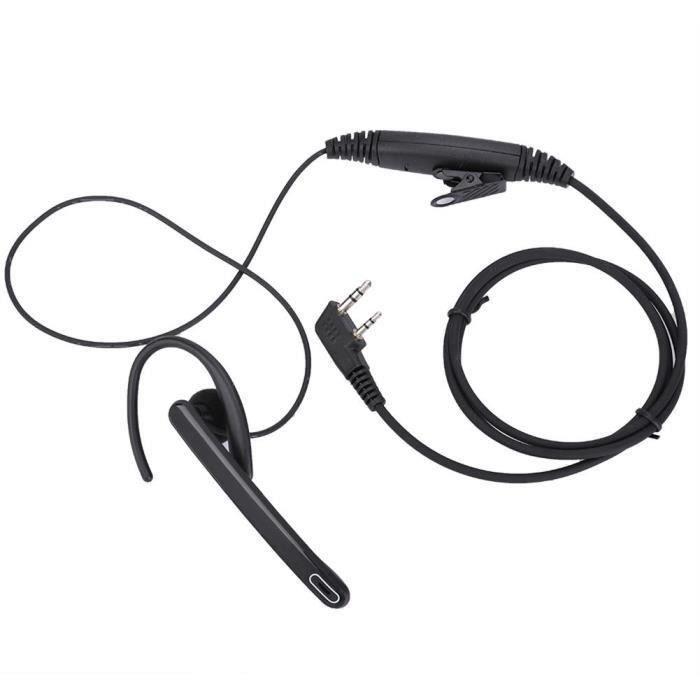 Compatible Baofeng Uv5r Kenwood 2 Pcs Oreillette Talkie Walkie 2 Broches Casque Écouteur(150CM Kit Communication Sécurité Compatible Baofeng Uv5r Kenwood 2 Pcs Oreillette Talkie Walkie 2 Broches Casque Écouteur(150CM Kit Communication Sécurité