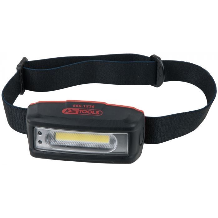 Lampe frontale LED rechargeable - KS Tools 550.1236 - 220 lumens - éclairage de tête