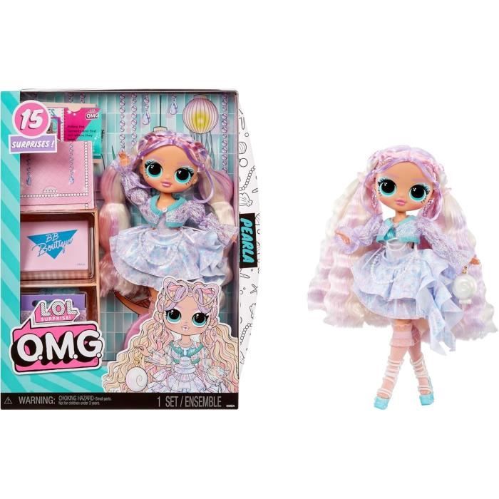 .O. . Surprise OMG Poupée mannequin Pearl Poupée 24 cm et accessoires Dès