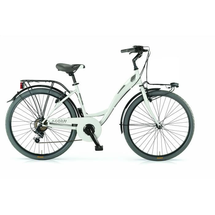 MBM Vélo dame Agora 26 pouces 43 cm Femme 6SP V-Brake Ivoire ...
