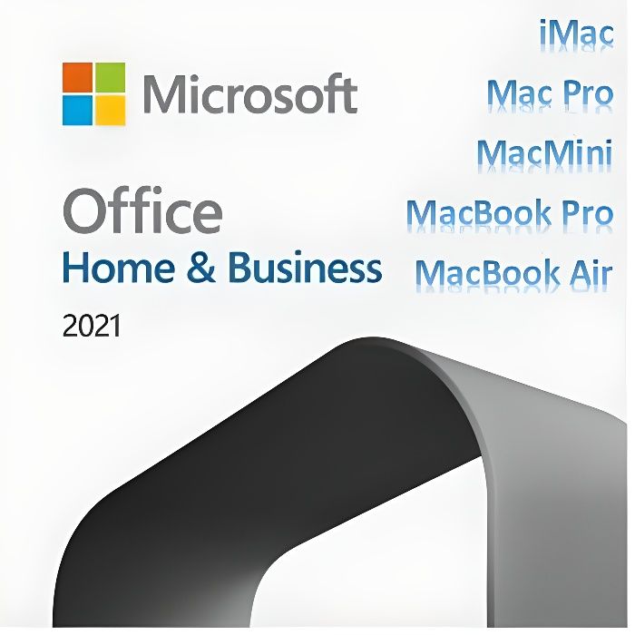 Microsoft Office 2021 pour MAC (Famille et Petite Entreprise) pour MAC (Home & Business) – 1 PC – Clé à télécharger