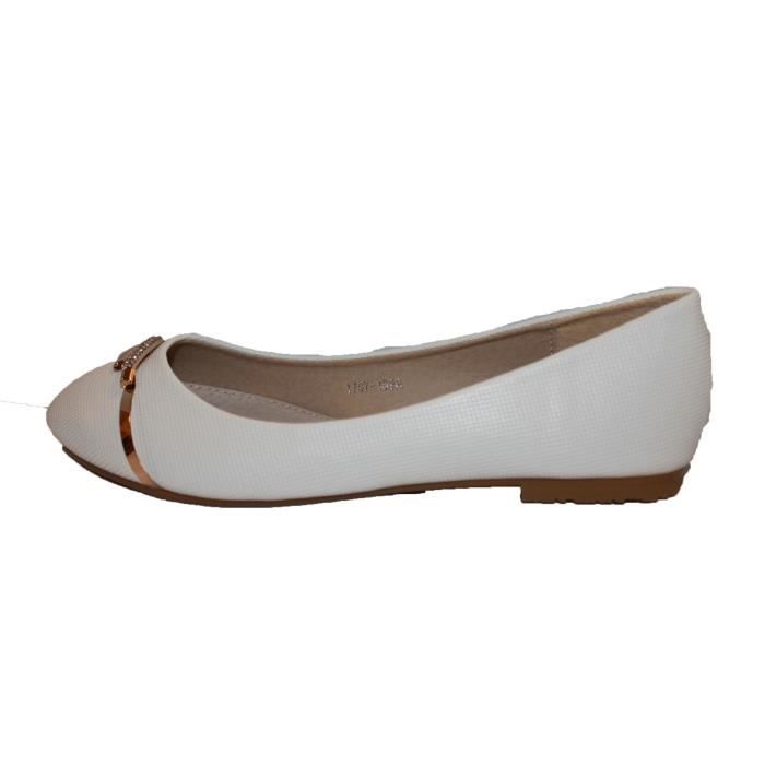 ballerines femme blanches