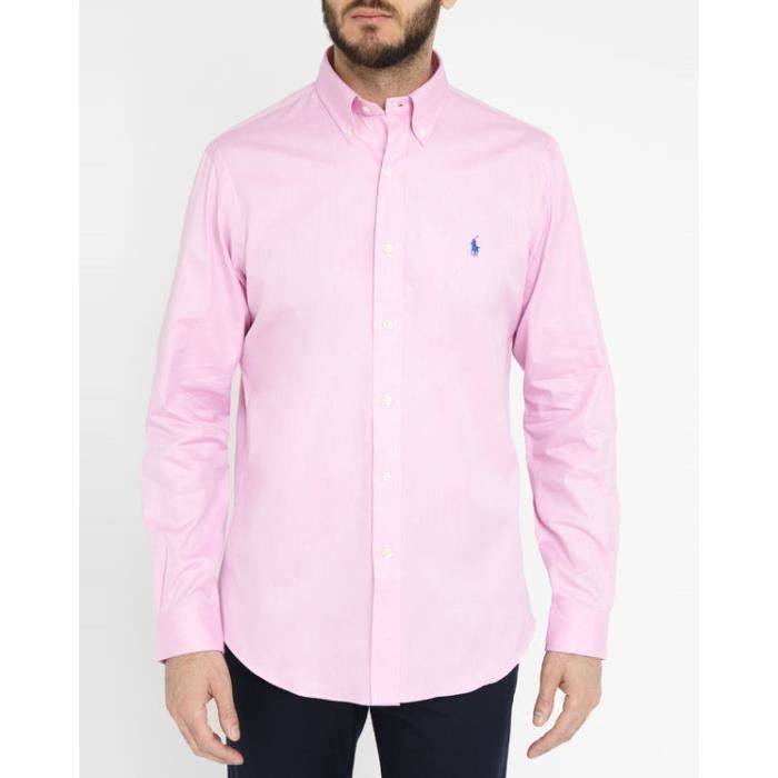 chemise homme rose