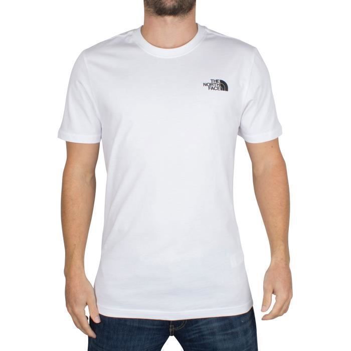 tee shirt blanc the north face