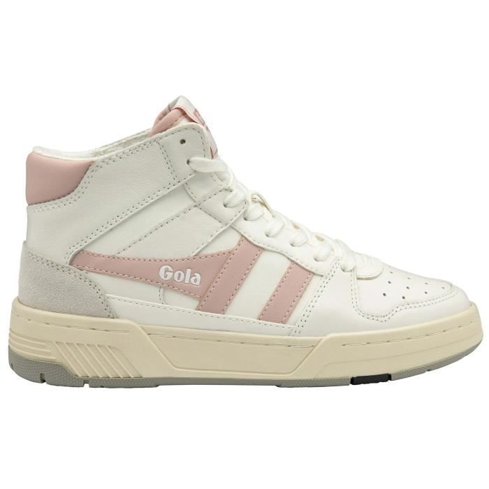 Gola Baskets femme Gola Allcourt High - Blanc - Textile - Lacets