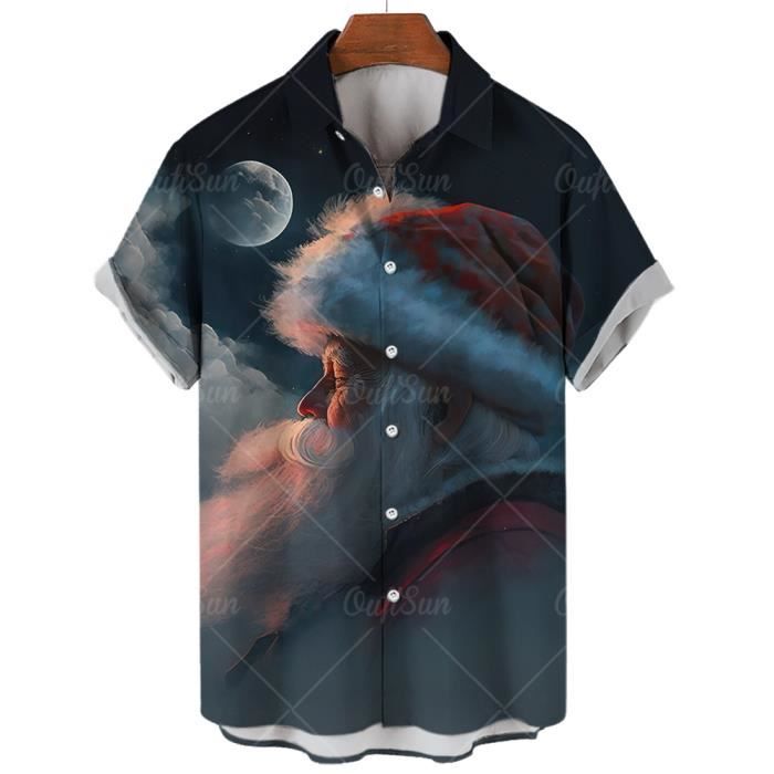 DESIGN - Chemise manches courtes décontractée avec col échancré à revers - Blanc
