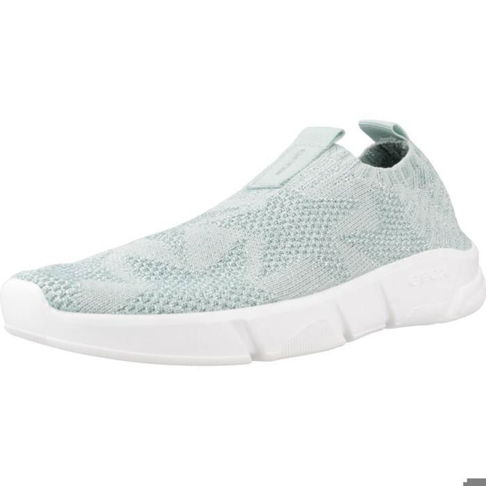 Geox Baskets - GEOX - J ARIL GIRL - Vert - Tige textile - Enfant Fille