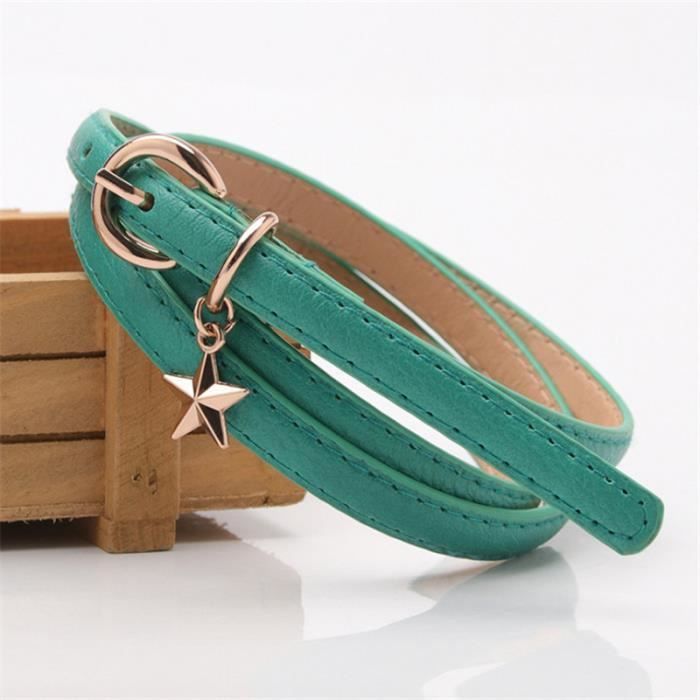 Ceinture Femme Ceinture decorative tendance etoile a cinq branches pour femme vert Vert Cdiscount Pret a Porter
