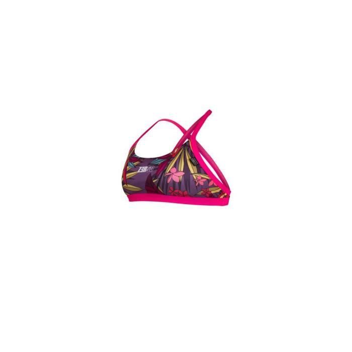 Maillot de bain 2 pièces femme Z3R0D - tropical - L