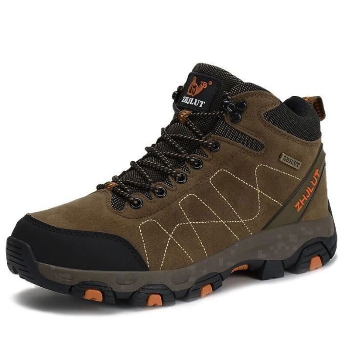 GURGER Chaussures Randonnée Femme Imperméables - Bottes Trekking Respirantes Confortables
